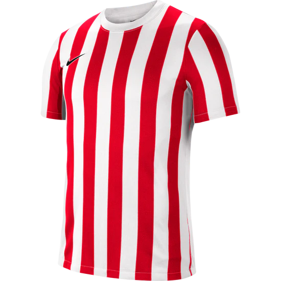 Nike Striped Division IV Jersey - Youth - White / University Red