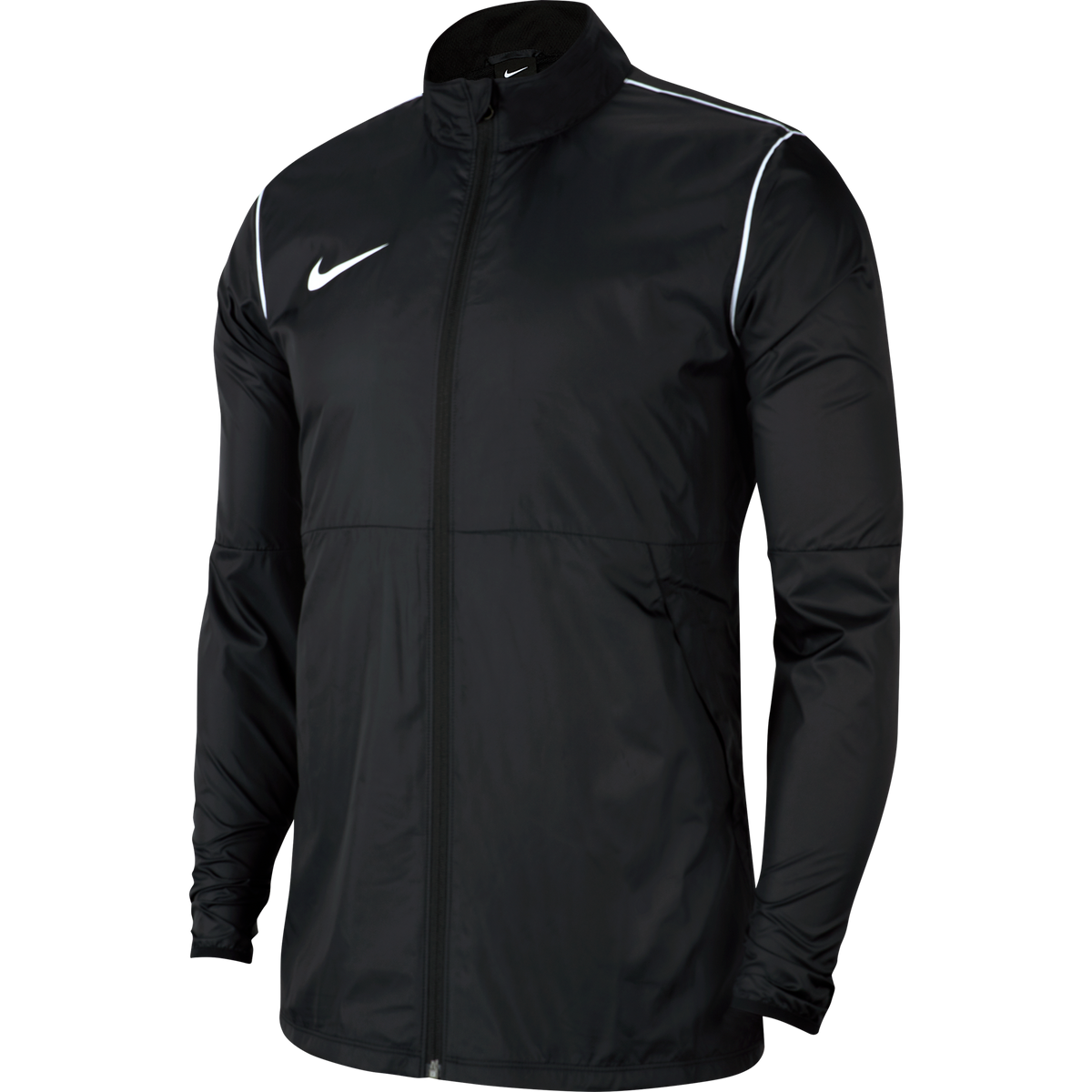 Nike black and white rain jacket store