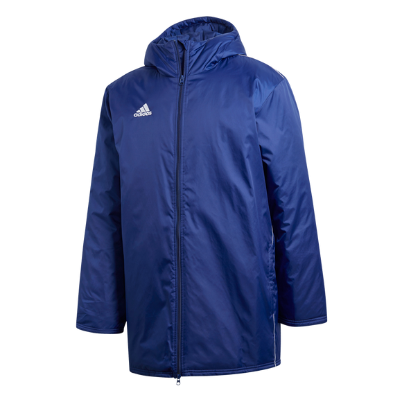 Adidas Core Stadium Jacket - Adult - Dark Blue / White