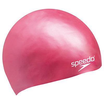 Speedo Junior Moulded Silicone Cap Pink - Playmaker Sports