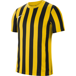 Nike Striped Division IV Jersey - Youth - Tour Yellow / Black