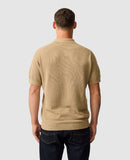 Rodd and Gunn Masons Flat Knit Polo - Camel