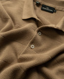 Rodd and Gunn Masons Flat Knit Polo - Camel