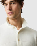 Rodd and Gunn Masons Flat Knit Polo - Coconut