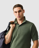 Rodd and Gunn Masons Flat Knit Polo - Forest