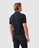 Rodd and Gunn Masons Flat Knit Polo - Midnight