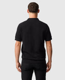 Rodd and Gunn Masons Flat Knit Polo - Onyx