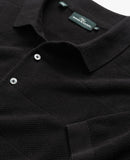 Rodd and Gunn Masons Flat Knit Polo - Onyx