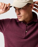 Rodd and Gunn Masons Flat Knit Polo - Oxblood