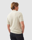 Rodd and Gunn Masons Flat Knit Polo - Stone