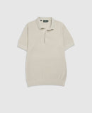 Rodd and Gunn Masons Flat Knit Polo - Stone