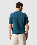 Rodd and Gunn Masons Flat Knit Polo - Teal