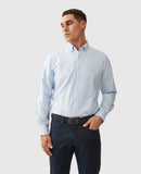 Rodd and Gunn Oxford Sports Fit Shirt - Cornflower