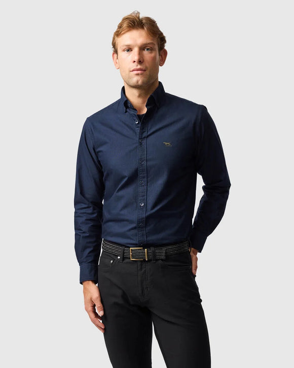 Rodd and Gunn Oxford Sports Fit Shirt - Eclipse