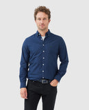 Rodd and Gunn Oxford Sports Fit Shirt - Navy