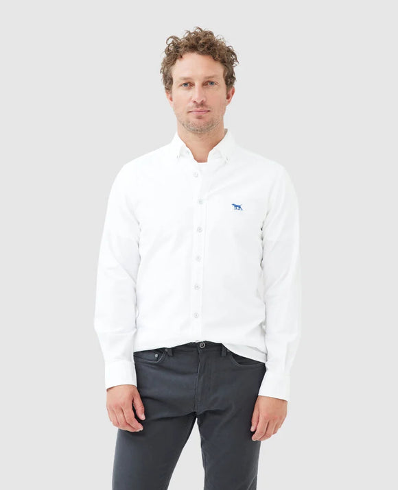 Rodd and Gunn Oxford Sports Fit Shirt - Snow