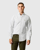 Rodd and Gunn Oxford Stripe Sports Fit Shirt - Eucalyptus