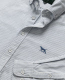 Rodd and Gunn Oxford Stripe Sports Fit Shirt - French Navy