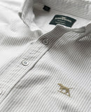 Rodd and Gunn Oxford Stripe Sports Fit Shirt - Khaki