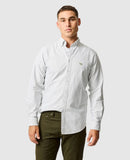 Rodd and Gunn Oxford Stripe Sports Fit Shirt - Khaki