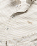 Rodd and Gunn Oxford Stripe Sports Fit Shirt - Natural