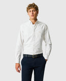 Rodd and Gunn Oxford Stripe Sports Fit Shirt - Natural