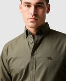 Rodd and Gunn Oxford Pd Sports Fit Shirt - Khaki