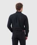 Rodd and Gunn Oxford Pd Sports Fit Shirt - Onyx