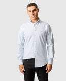Rodd and Gunn Check Oxford 5 Sports Fit Shirt - Dusk Blue