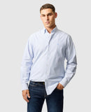 Rodd and Gunn Oxford Stripe 4 Of Shirt - Chambray