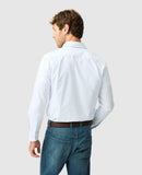 Rodd and Gunn Oxford Hillcrest Stripe Shirt - Harbour