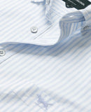 Rodd and Gunn Oxford Hillcrest Stripe Shirt - Harbour