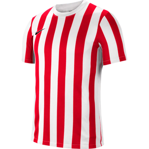 Nike Striped Division IV Jersey - Youth - White / University Red