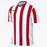 Nike Striped Division V Jersey - Adult - White / University Red / Black