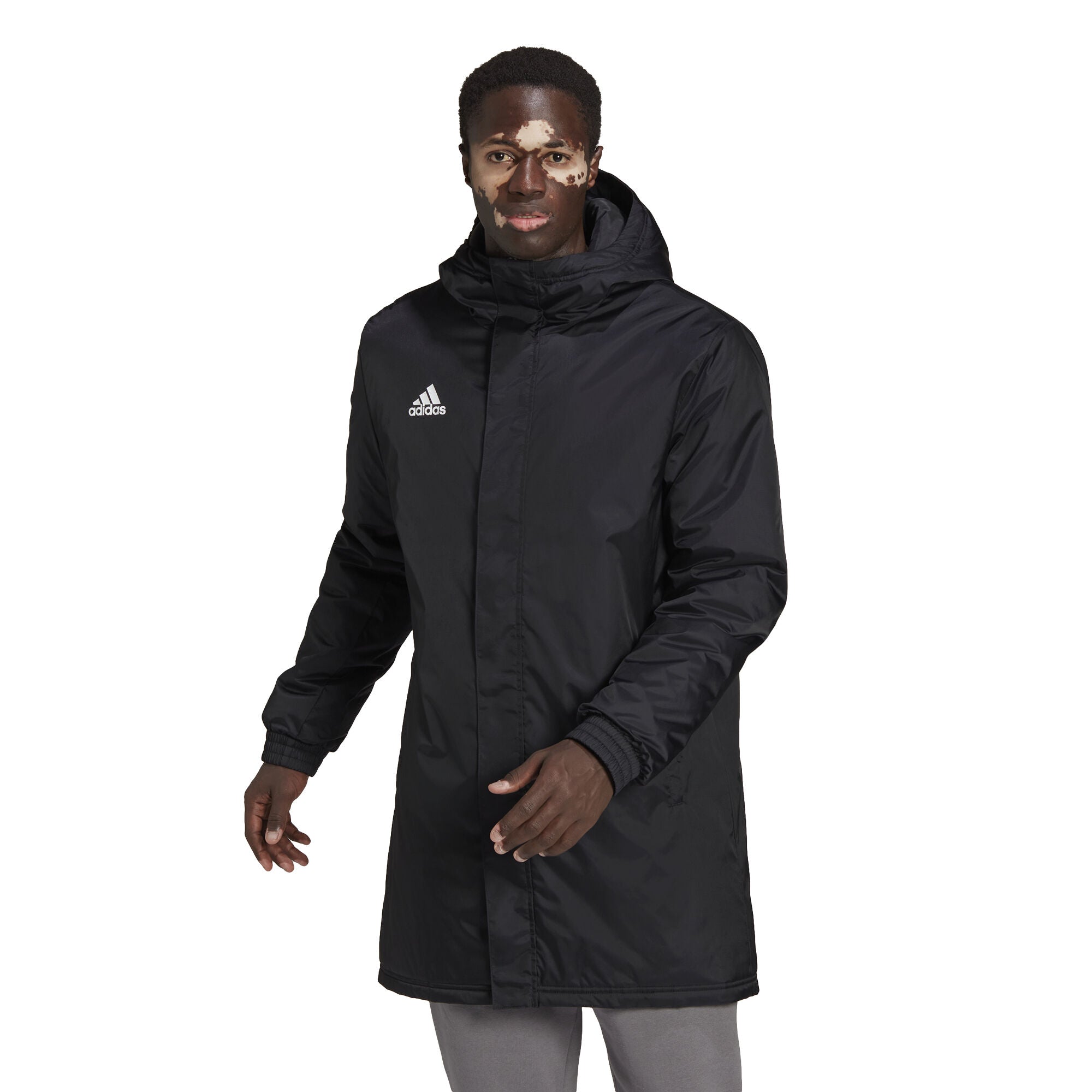Adidas Entrada Stadium Jacket - Black - Adult – Playmaker Sports
