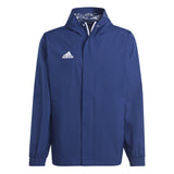 Adidas Entrada All Weather Jacket - Navy / White