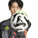 Adidas Predator Match Goalkeeper Fingersave Gloves - White / Lemon