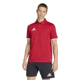 Adidas Entrada Polo II Shirt - Red / White