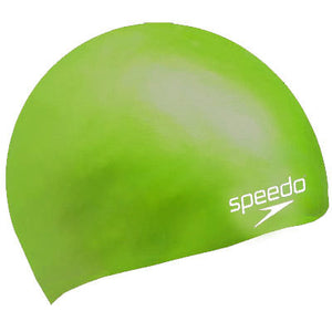 Speedo Junior Moulded Silicone Cap Lime Green - Playmaker Sports
