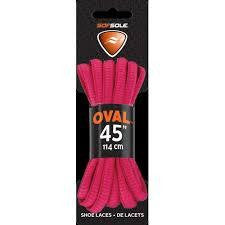 SofSole Kids Oval Sport Shoe Laces 45" Neon Pink - Playmaker Sports