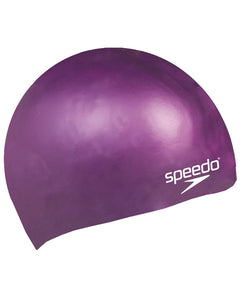 Speedo Junior Moulded Silicone Cap Purple - Playmaker Sports