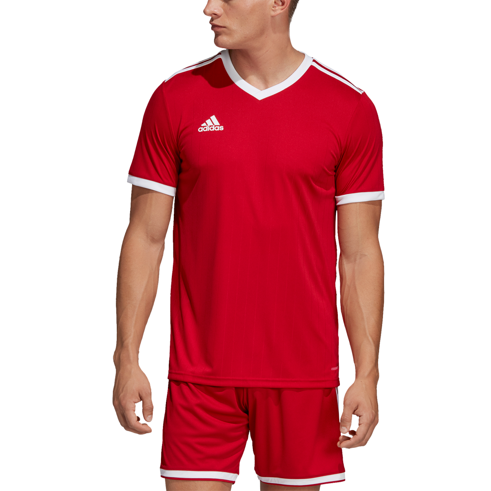 Adidas Tabela 18 Jersey Power Red White Adult Playmaker Sports