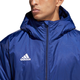 Adidas Core Stadium Jacket - Adult - Dark Blue / White