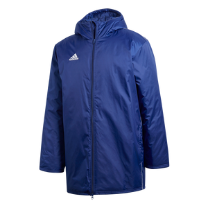 Adidas Core Stadium Jacket - Adult - Dark Blue / White