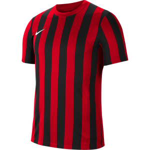 Nike Striped Division IV Jersey - Adult - University Red / Black