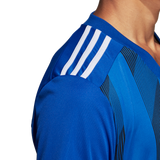 Adidas Striped 19 Jersey - Adult - Bold Blue / White