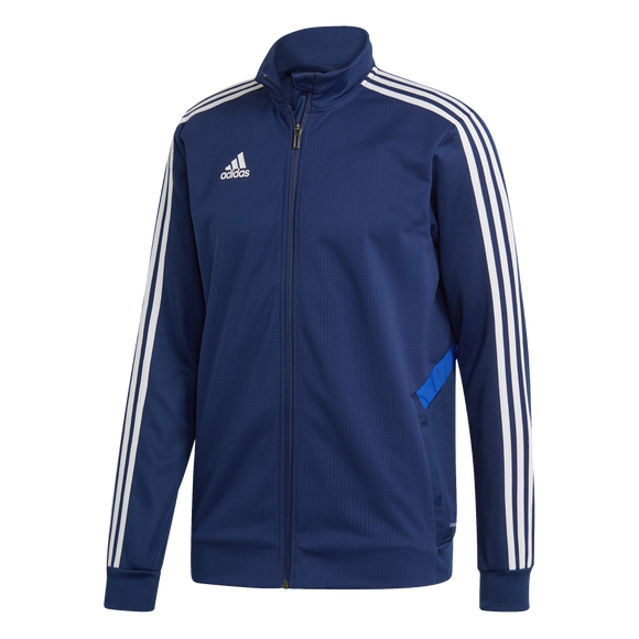 Adidas Tiro Training Jacket - Adult - Dark Blue / Bold Blue / White