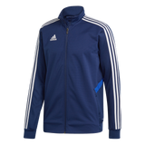 Adidas Tiro Training Jacket - Adult - Dark Blue / Bold Blue / White