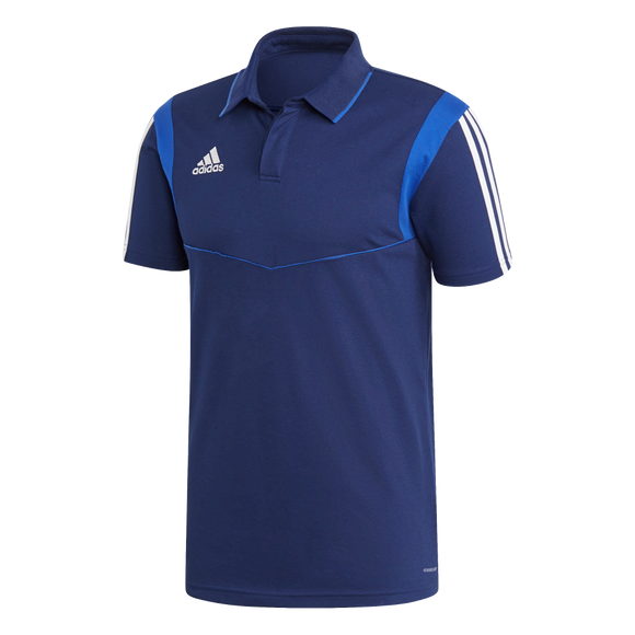 Adidas Tiro Co Polo - Dark Blue / Bold Blue / White - Adult