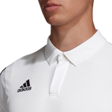 Adidas Tiro Co Polo - White / Black - Adult